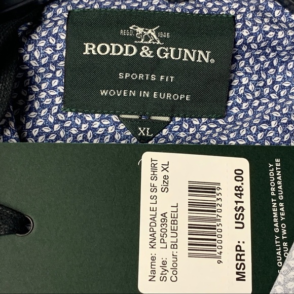 Rodd & Gunn Knapdale Button-Up Sport Fit Shirt - Picture 11 of 15